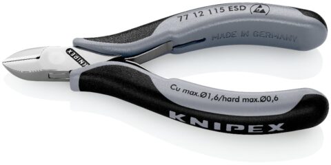 77 12 115 ESD<br>Electronics Diagonal Cutters ESD
