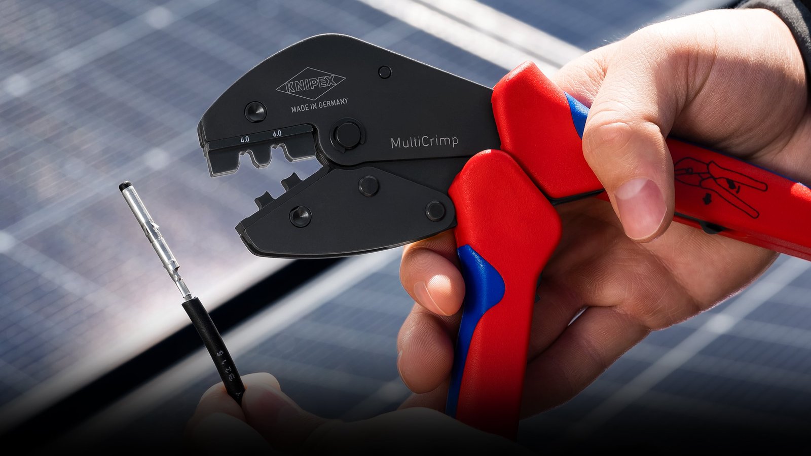 KNIPEX photovoltaic crimping tool